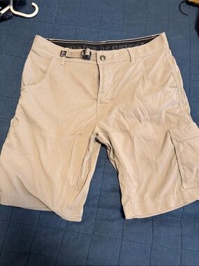 Prana Men's Khaki Cargo Shorts